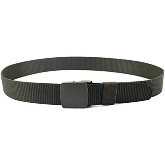 3-Pack Nylon Canvas Belt Plastic Buckle Belt Travel Adjustable Nylon Web Slide - Picture 6 of 6